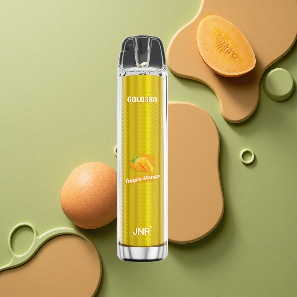 JNR Gold380 6000 Trojitý Mango 6000 Puffs 1500mAh 1.0ohm