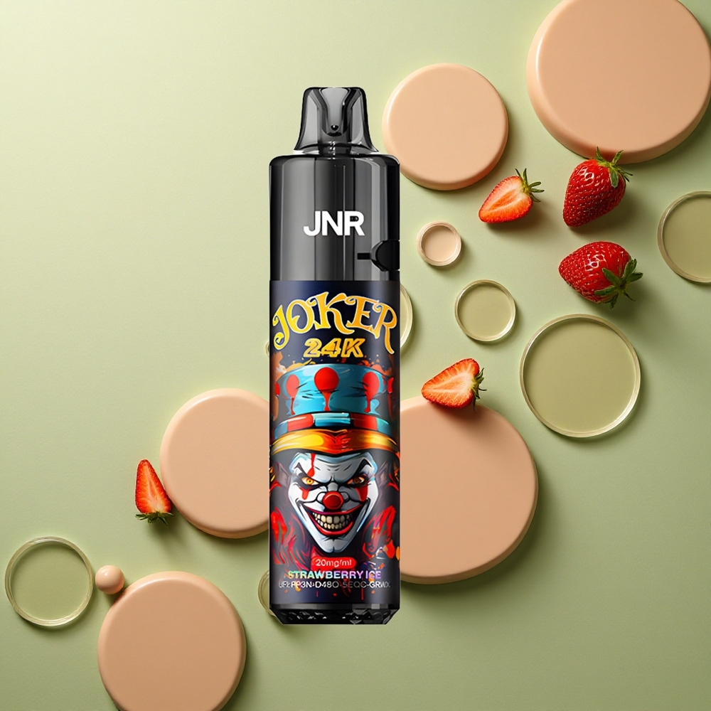 JNR Joker 24K Jahodový led s 2% nikotinu a 800mAh baterií