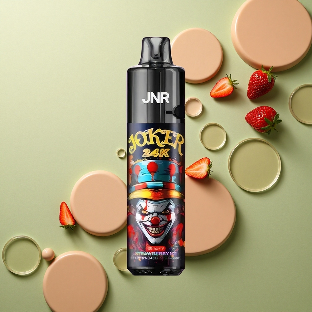JNR Joker 24K Jahodový led s 2% nikotinu a 800mAh baterií