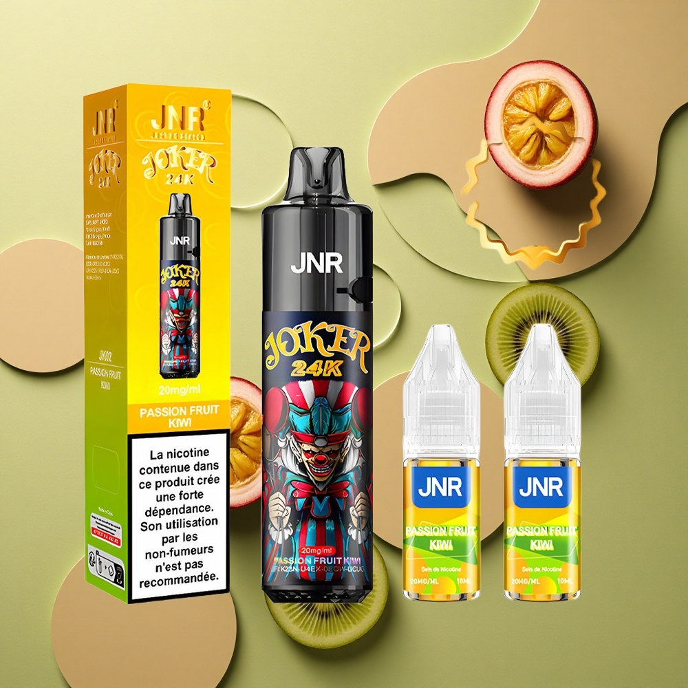 JNR Joker 24K Maracuja Kiwi Refillable s Viditelnou Hladinou 800mAh