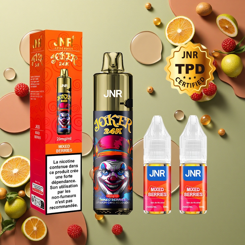JNR Joker 24K Smíšené Bobule Refillable 10ml Typ-C