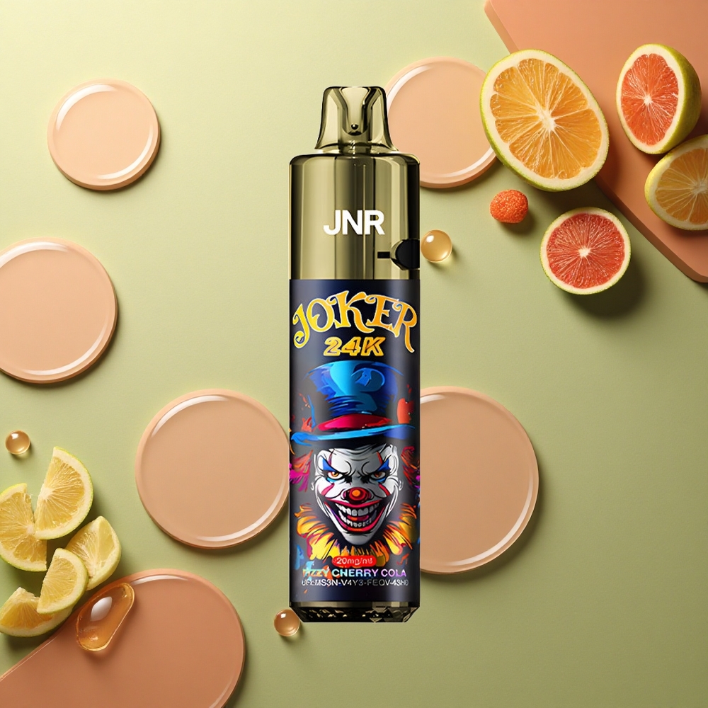 JNR Joker 24K Šumivá Třešňová Cola s Viditelnou Hladinou a Barevným Světlem