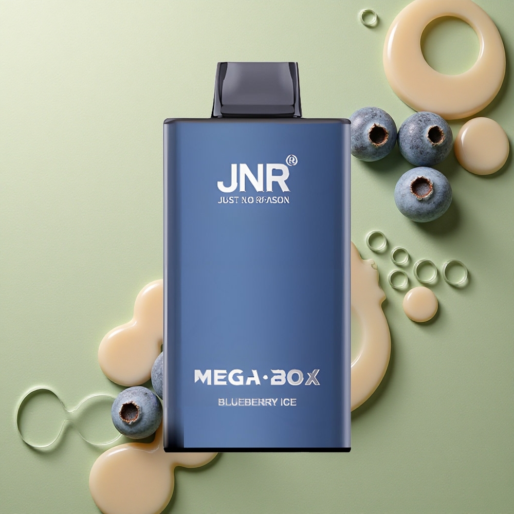 JNR Mega Box 25000 Borovnicový Led s 30ml a Duálním Mesh