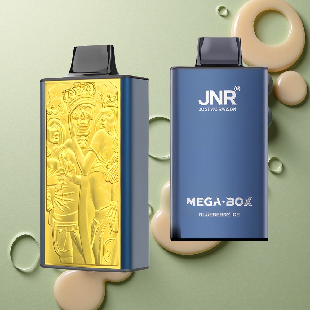 JNR Mega Box 25000 Borovnicový Led s 30ml a Duálním Mesh