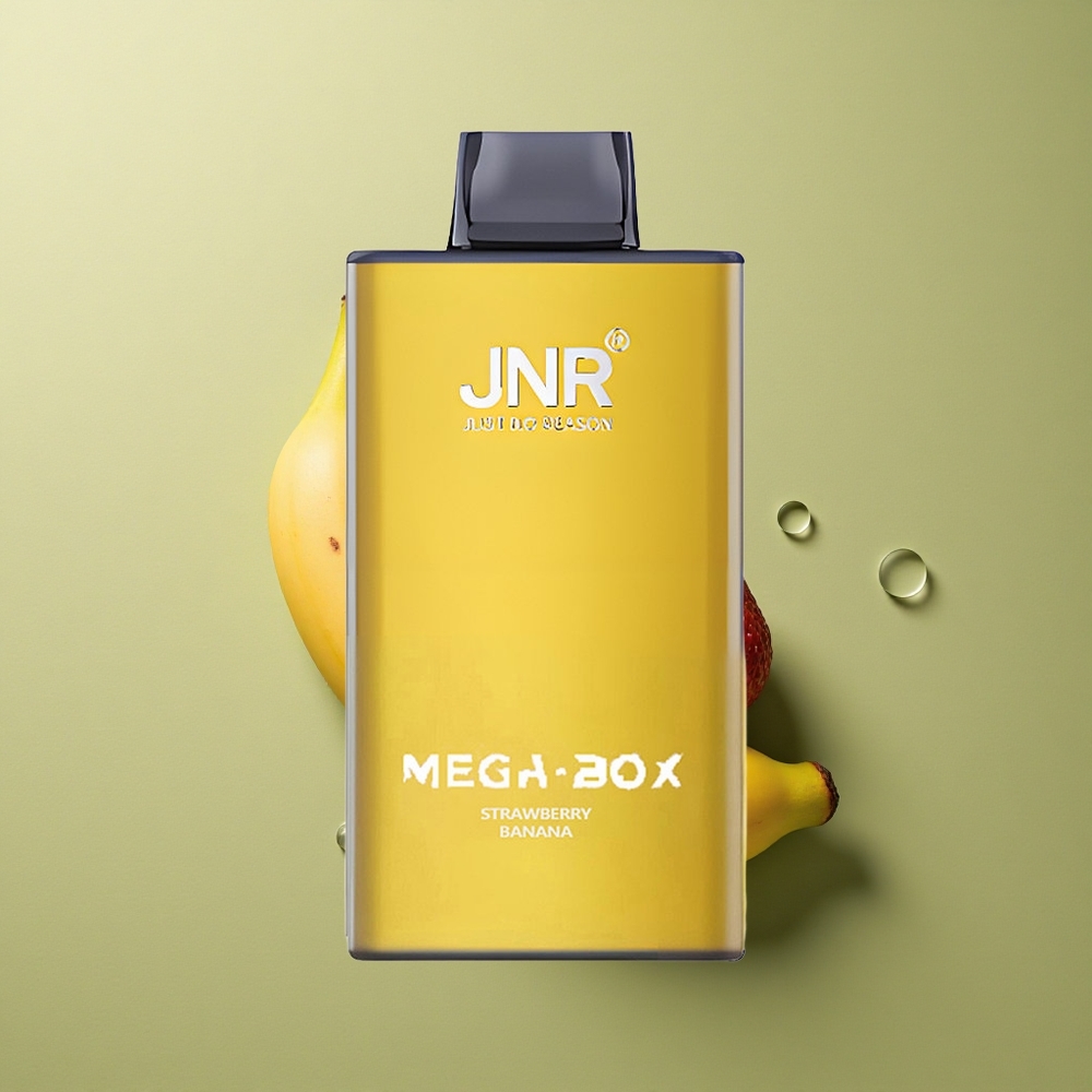 JNR Mega Box 25000 Jahodový Banán 30ml 2% Dual Mesh