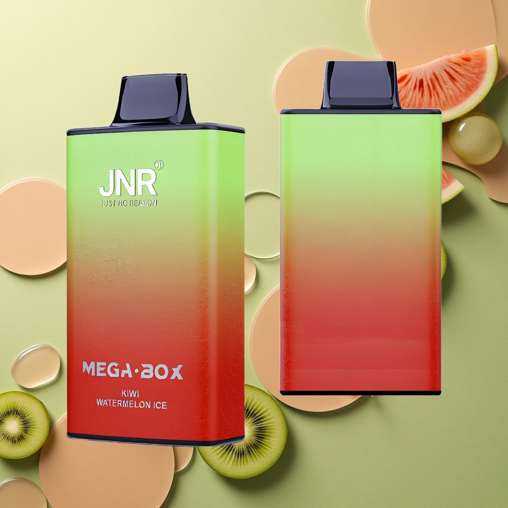 JNR Mega Box 25000 Kiwi Vodní Meloun Led s 30ml Kapalinou a Typem-C Nabíjením