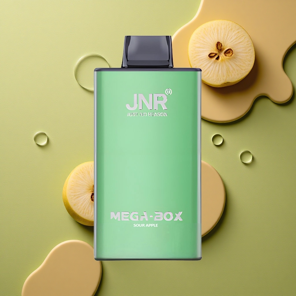 JNR Mega Box 25000 Kyselé Jablko 30ml Dual Mesh