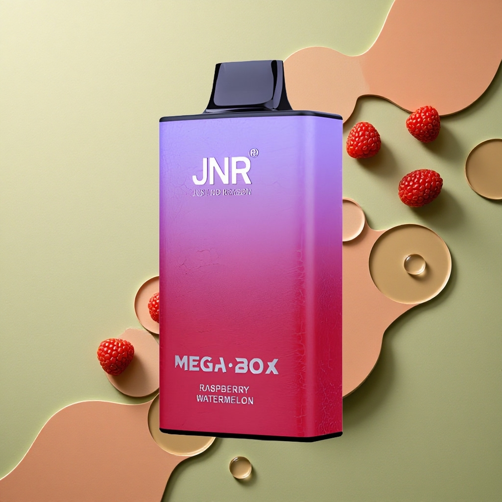 JNR Mega Box 25000 Malinový Meloun Dual Mesh 30ml 2%