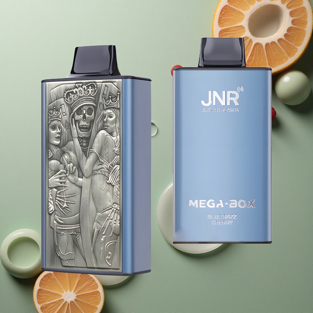 JNR Mega Box 25000 Modrá Malina Třešeň 30ml 850mAh Dual Mesh
