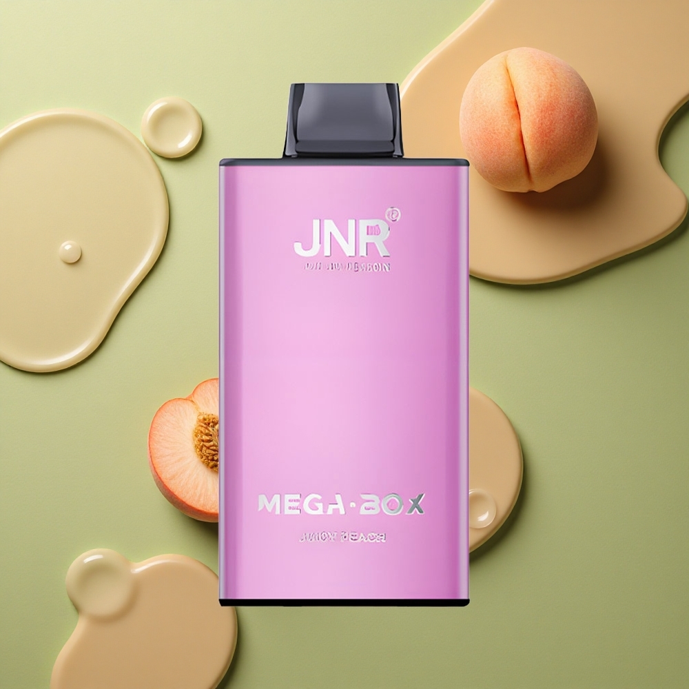 JNR Mega Box 25000 Šťavnatá broskev 30ml 850mAh Dual Mesh
