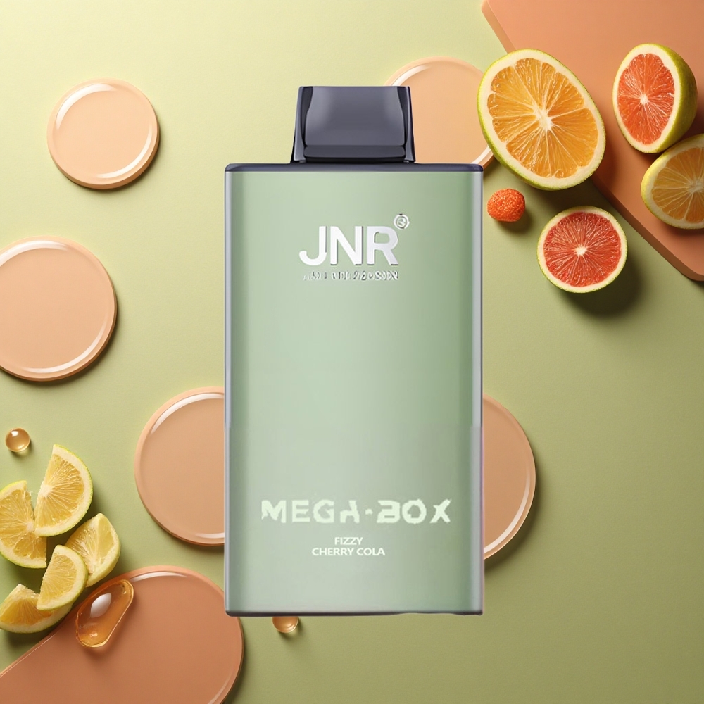 JNR Mega Box 25000 Šumivá Třešňová Kola s 30ml a Dual Mesh Coil