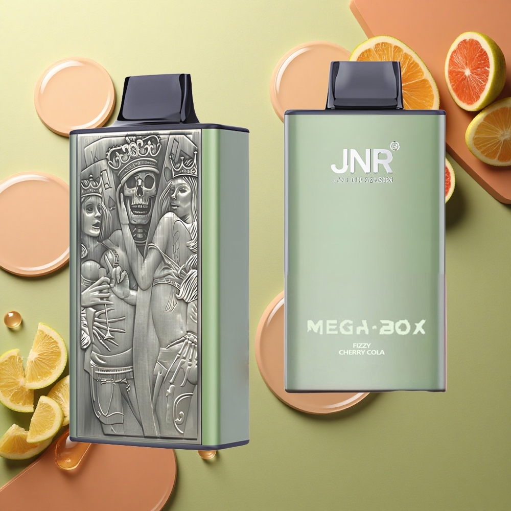 JNR Mega Box 25000 Šumivá Třešňová Kola s 30ml a Dual Mesh Coil