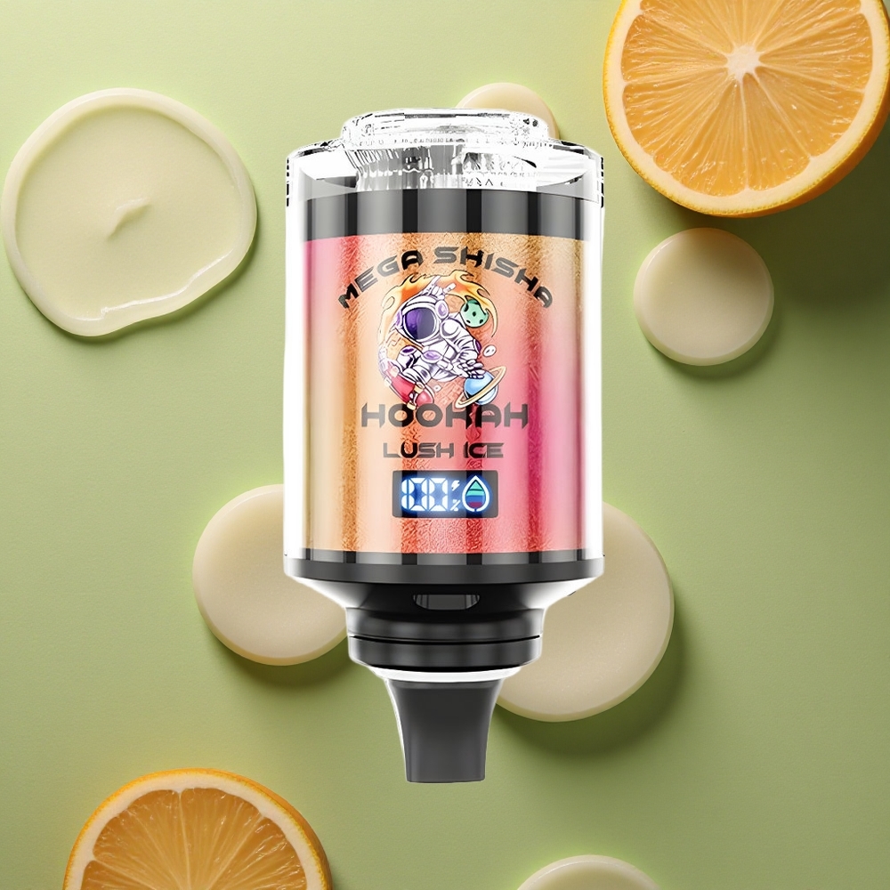 JNR Mega Shisha Hookah 100K Čerstvý Led s 2200mAh a 60ml Kapacitou