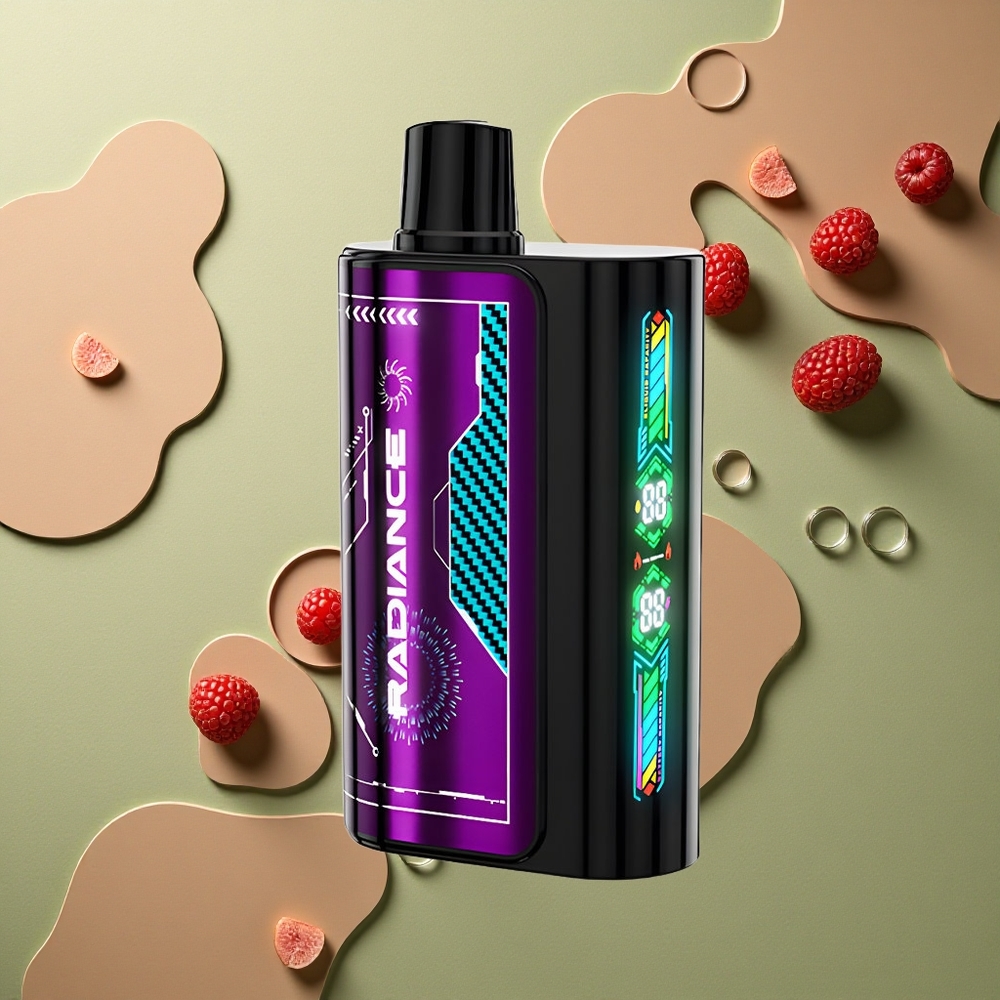 JNR Radiance 31000 Borůvkově Kyselá Malina s 28ml Tekutinou a Duální Síťovou Cívkou