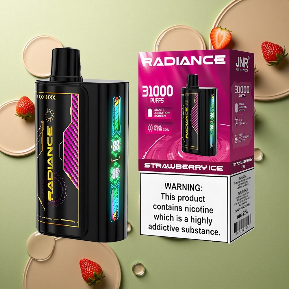 JNR Radiance 31000 Jahodová Zmrzlina 28ml Dual Mesh Typ-C