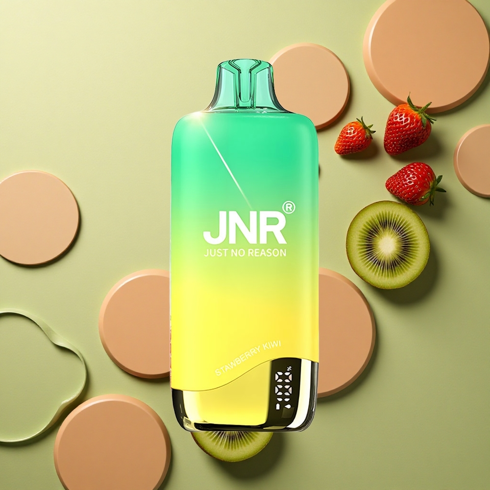 JNR Rainbow 10500 Jahodové Kiwi s 18ml Nádrží a USB-C Nabíjením