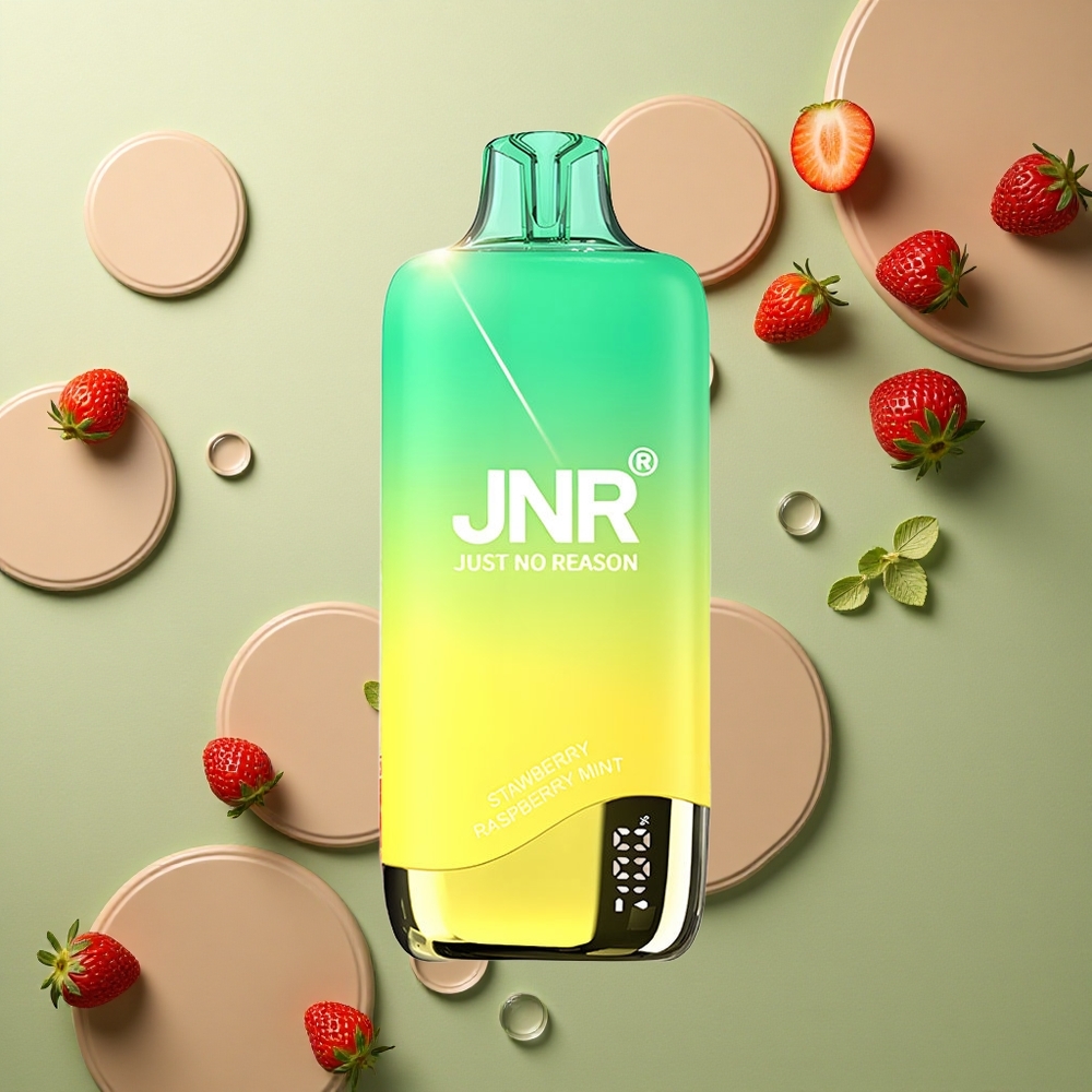 JNR Rainbow 10500 Jahodová Malinová Máta s 18ml Nádrží a 0,8ohm Sítkovou Cívkou