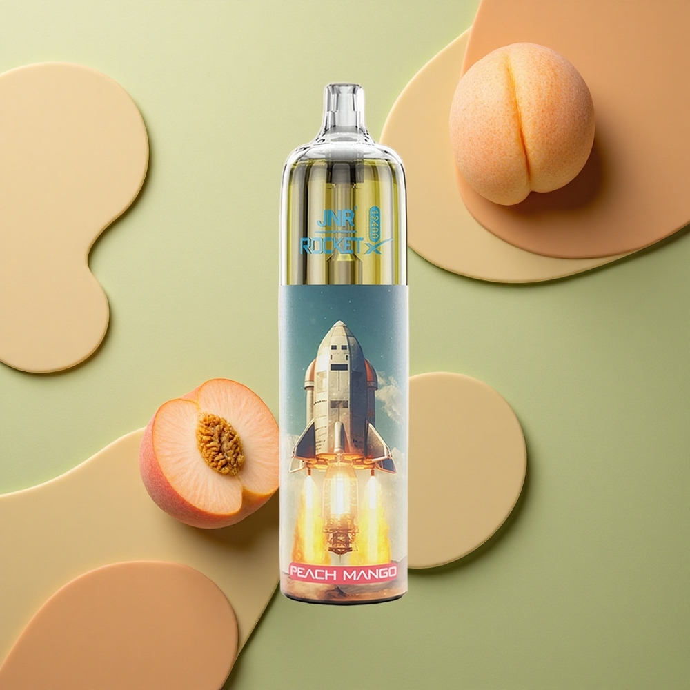 JNR Rocket-X 12400 Broskev Mango s Nastavitelným Průtokem Vzduchu a RGB Osvětlením