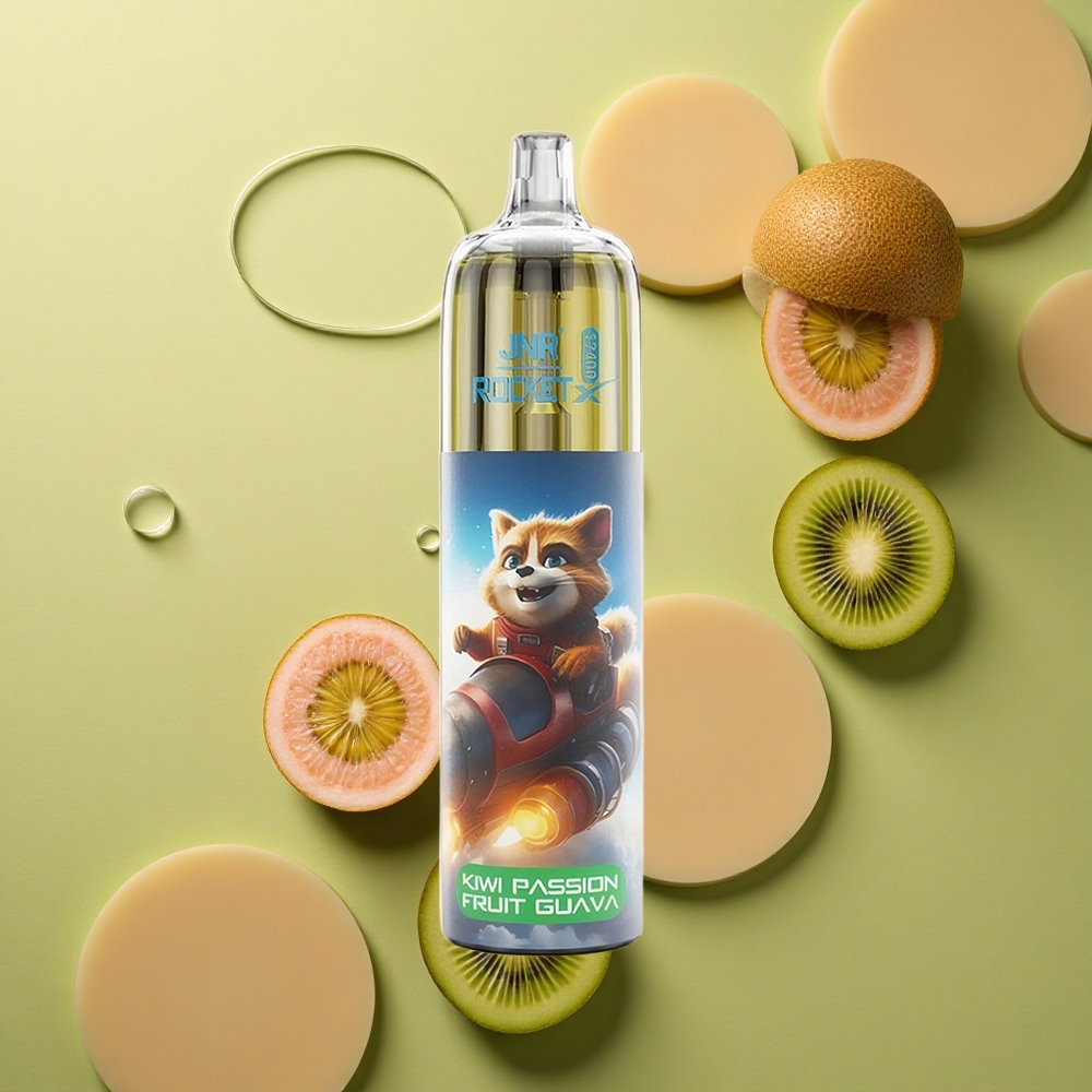 JNR Rocket-X 12400 Kiwi Mučenka Guava s Nastavitelným Průtokem Vzduchu a RGB Osvětlením