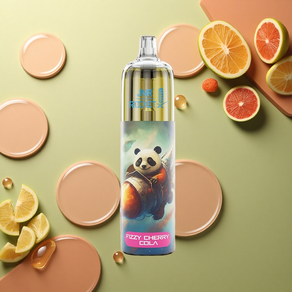JNR Rocket-X 12400 Šumivá Třešňová Kola s RGB Světly a Nastavitelným Průtokem Vzduchu