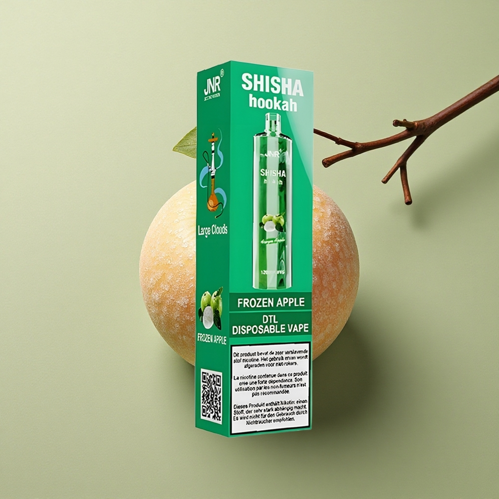 JNR Shisha Hookah 12000 Zmražené Jablko s 750mAh a Typ-C