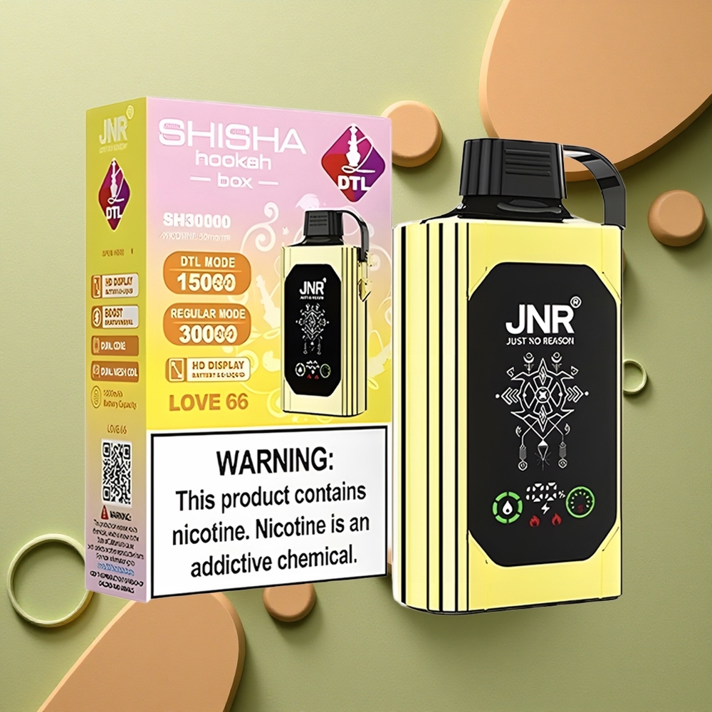 JNR Shisha Hookah Box 20500 Láska 66 Dual Mesh & 25ml