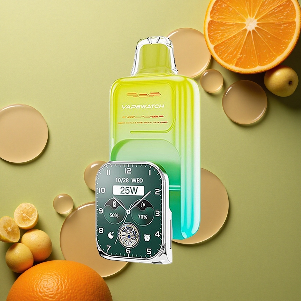 JNR VapeWatch 30000 Oranžové Mango Dual Mesh 19mL 1000mAh