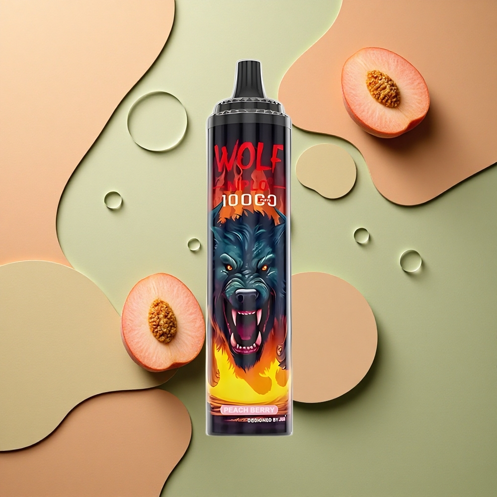 JNR Wolf Niplo 10000 Broskev Bobule 20ml 650mAh Type-C