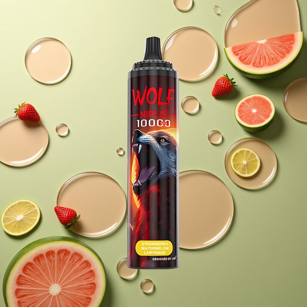 JNR Wolf Niplo 10000 Jahodový Melounový Limonáda 20ml 1.0 Ohm Type-C