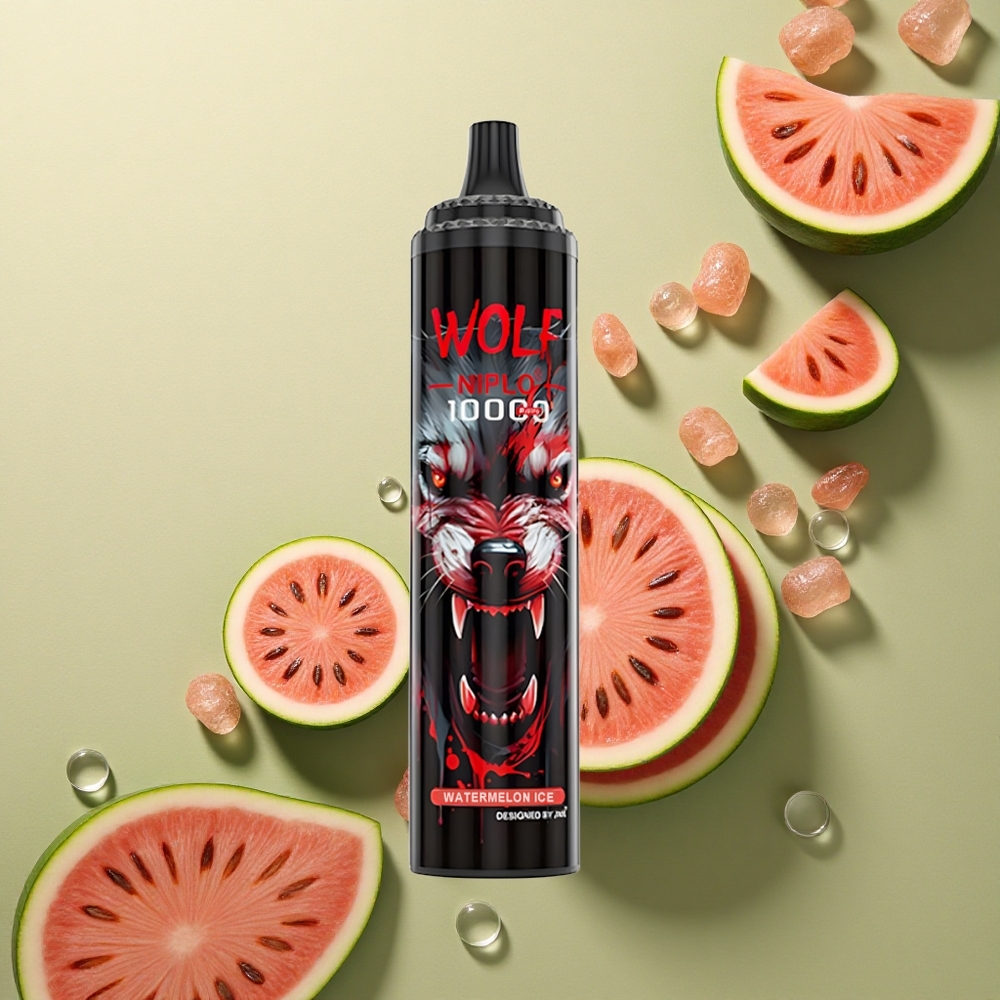 JNR Wolf Niplo 10000 Melounový Led 20ml 650mAh Type-C