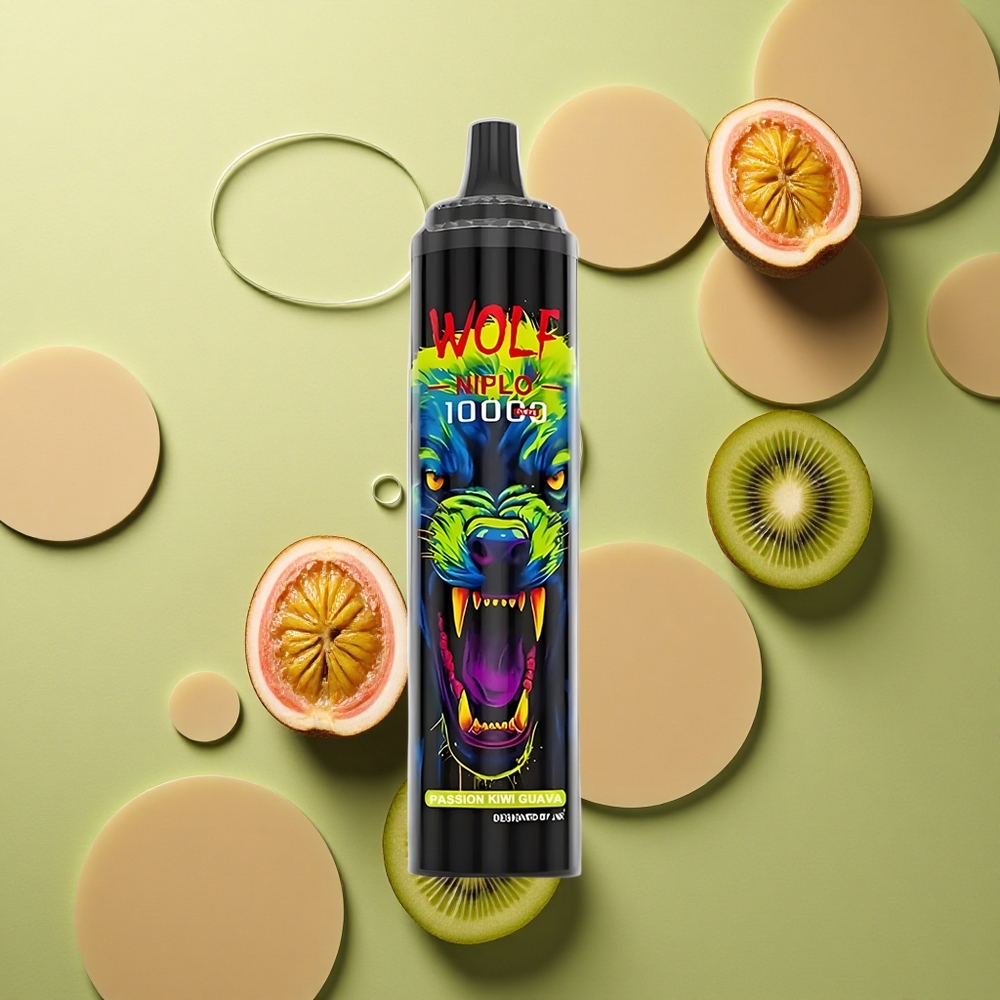JNR Wolf Niplo 10000 Pasión Kiwi Guava Mesh Coil 1.0 Ohm 20ml