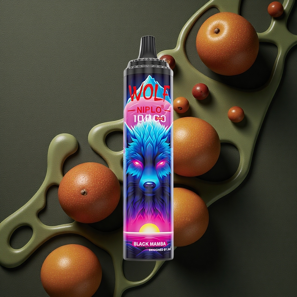 JNR Wolf Niplo 10000 Černá Mamba 20ml 650mAh Type-C