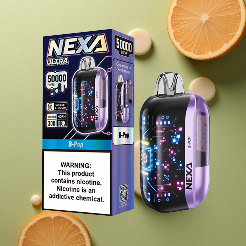 NEXA Ultra 50000 Puffs B-Pop Ultra 20ml 5% Dual Mesh