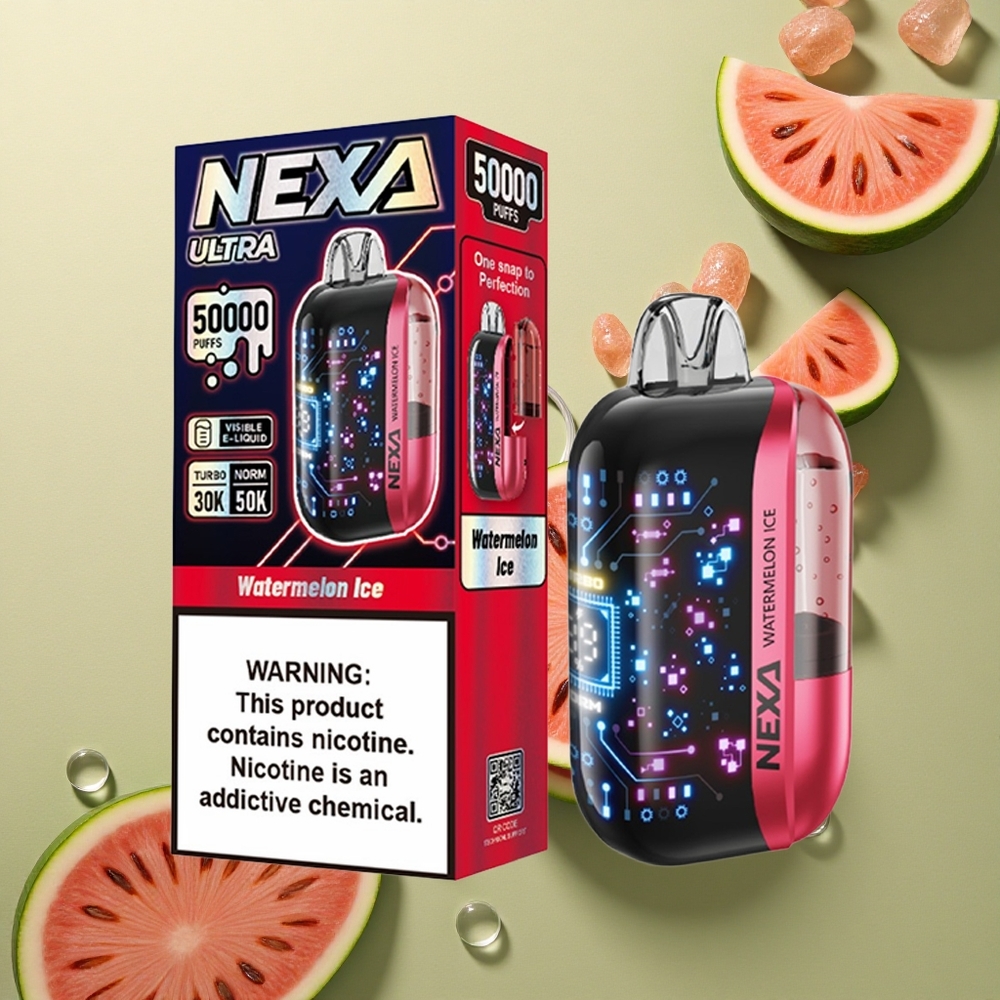 NEXA Ultra 50000 Puffs Melounový Led s 20ml a 5% Nikotinu