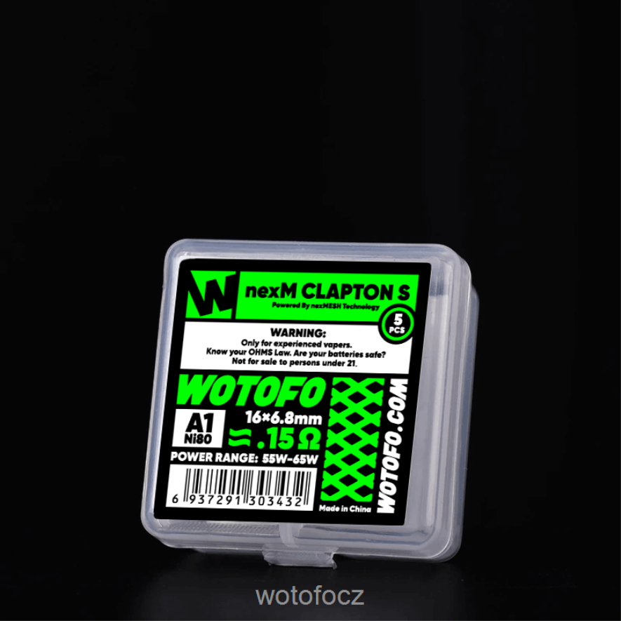 6448TR385 Wotofo NEXMESH síťová cívka nexmesh clapton s 5ks | Wotofo Shop Online