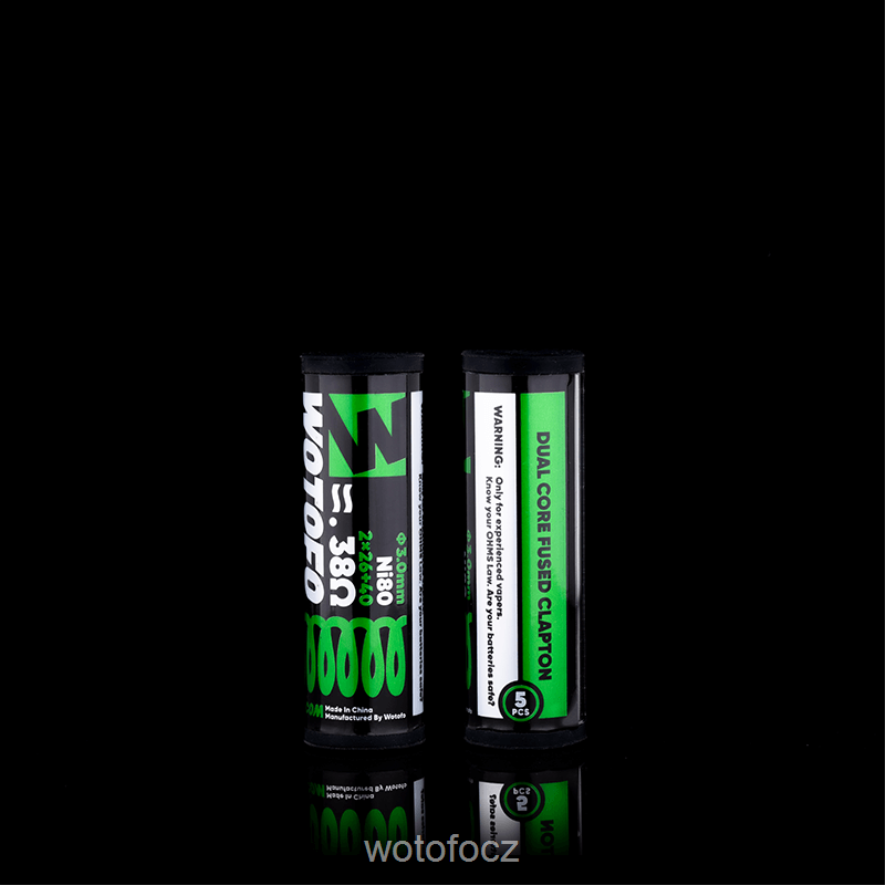 6448TR387 Wotofo předpřipravené cívky dvoujádrový tavený clapton 0,28 ohm 10ks | Wotofo E-Cigarette