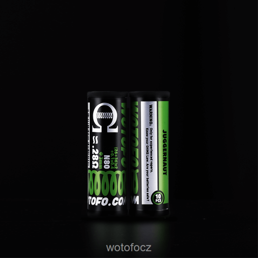 6448TR387 Wotofo předpřipravené cívky dvoujádrový tavený clapton 0,28 ohm 10ks | Wotofo E-Cigarette
