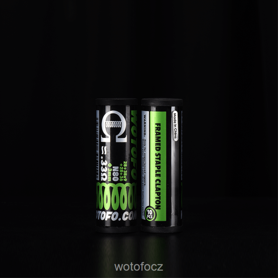 6448TR387 Wotofo předpřipravené cívky dvoujádrový tavený clapton 0,28 ohm 10ks | Wotofo E-Cigarette