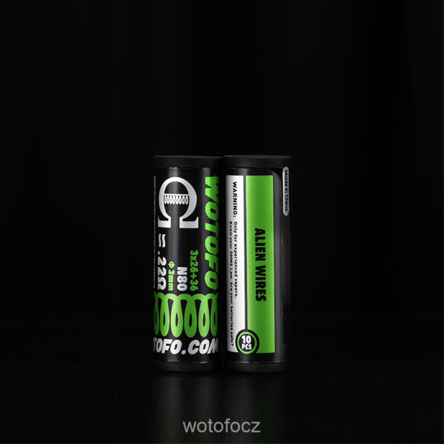 6448TR387 Wotofo předpřipravené cívky dvoujádrový tavený clapton 0,28 ohm 10ks | Wotofo E-Cigarette