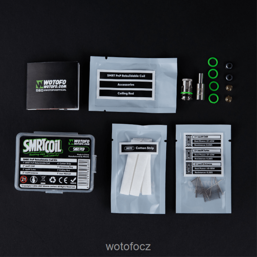 6448TR417 Wotofo SMRT přestavitelná sada cívky sada smrt rpm2 | Wotofo E-Cigarette