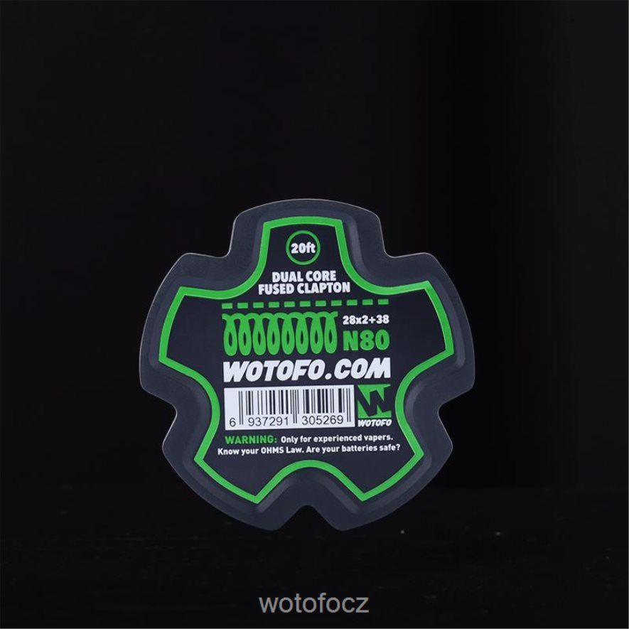 6448TR418 Wotofo předem sestavená cívka drátu dvoujádrový tavený clapton - 28*2+38 | Wotofo Disposable Vape