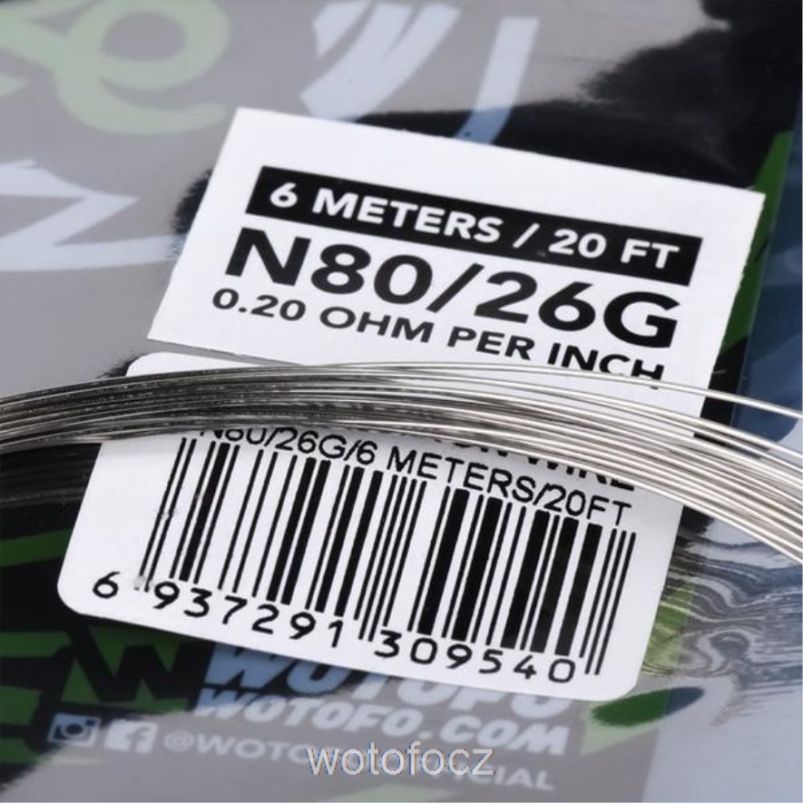 6448TR418 Wotofo předem sestavená cívka drátu dvoujádrový tavený clapton - 28*2+38 | Wotofo Disposable Vape