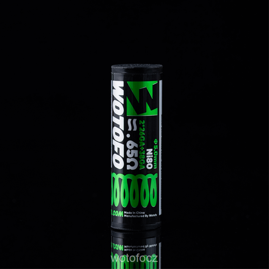 6448TR420 Wotofo id předem sestavená cívka dvoujádrový tavený clapton 0,65ohm 5mm 5ks | Wotofo Vape Flavours