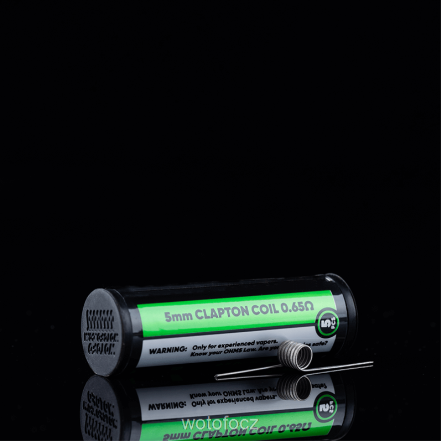 6448TR420 Wotofo id předem sestavená cívka dvoujádrový tavený clapton 0,65ohm 5mm 5ks | Wotofo Vape Flavours