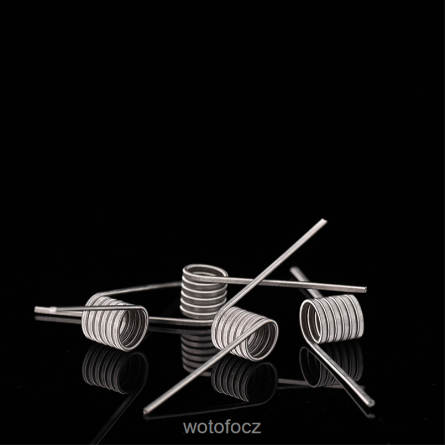 6448TR420 Wotofo id předem sestavená cívka dvoujádrový tavený clapton 0,65ohm 5mm 5ks | Wotofo Vape Flavours
