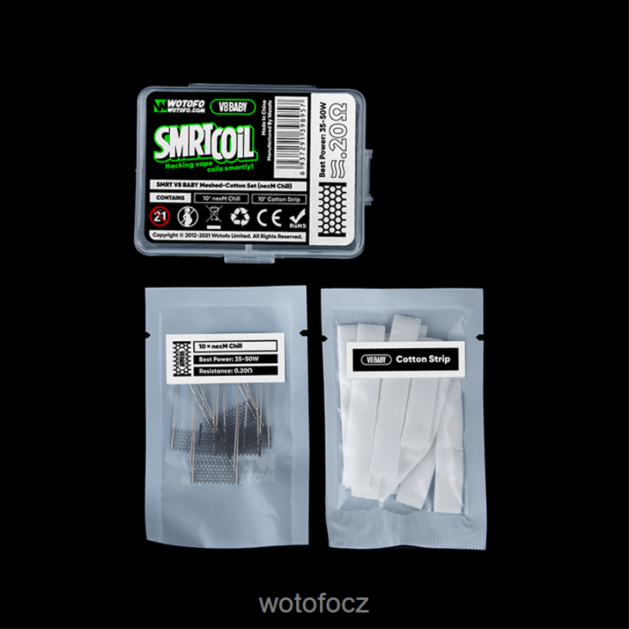 6448TR425 Wotofo SMRT v8 dětská síťovina-bavlněná souprava nexmesh chlad | Wotofo Shop Online